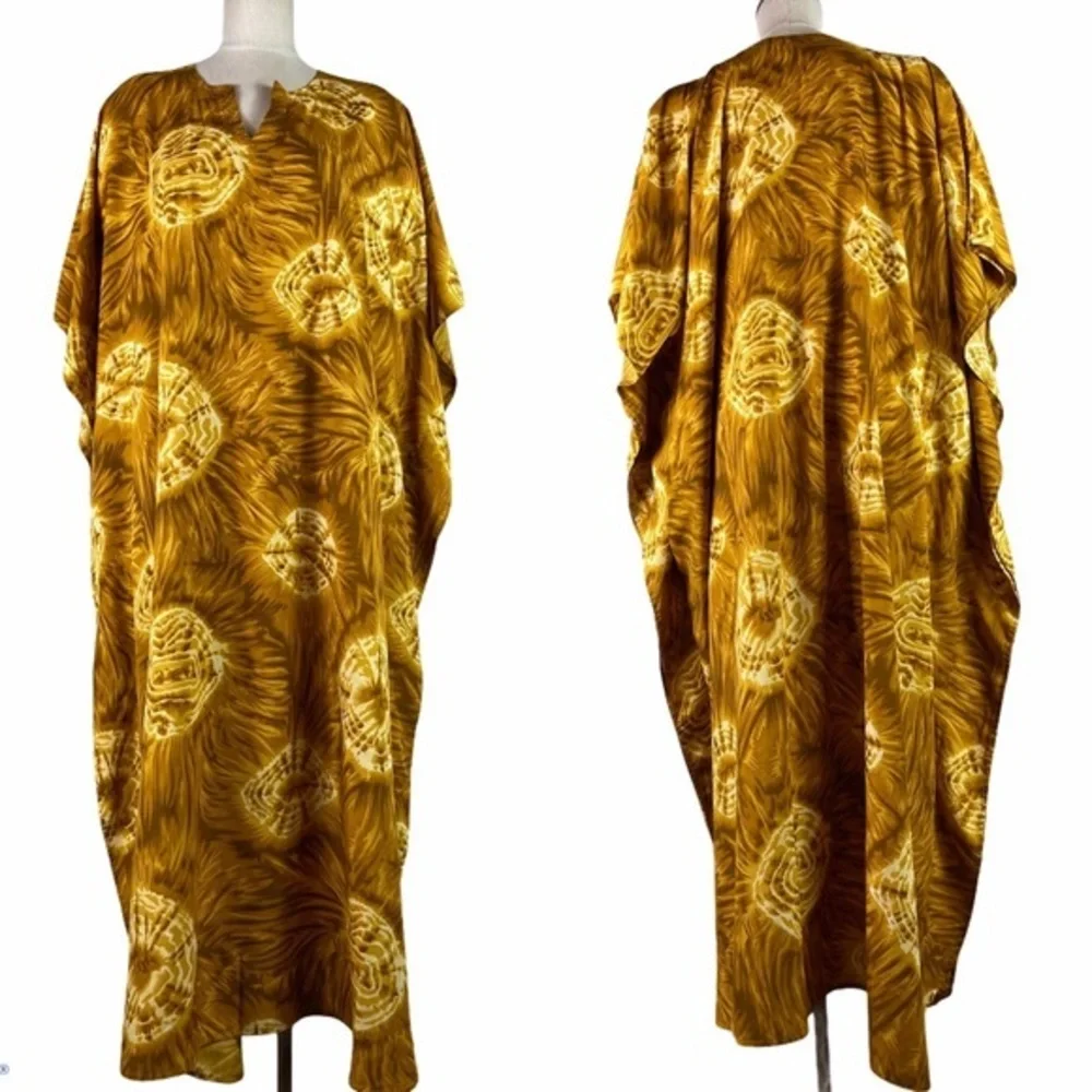 Vintage Retro Hippie Boho Kaftan Caftan Muumuu